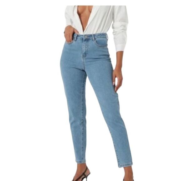 Misguided Comfort Stretch Straight Leg Jeans Size 16 or W34 NWT - Picture 7 of 7